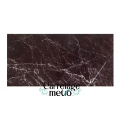 Carrelage métro marbre couleur noir marquina 10x20