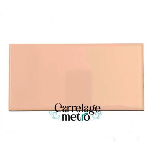 Carrelage métro biseauté 10x20 couleur beige