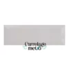 Carrelage métro biseauté couleur gris brillant 10x30