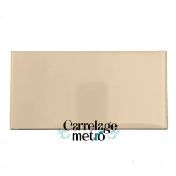 Carrelage métro biseauté 10x20 couleur roche