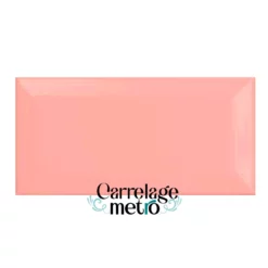 Carrelage métro 7,5x15 couleur rose