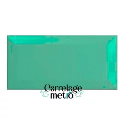 Carrelage métro 7,5x15 couleur vert d'eau pomme