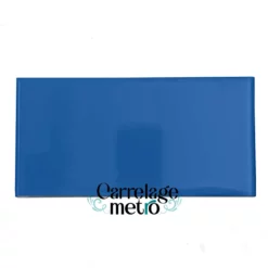 Carrelage métro 10x20 couleur bleu mer