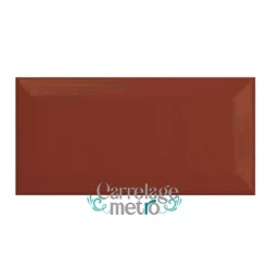 Carrelage métro 7,5x15 couleur marron chocolat