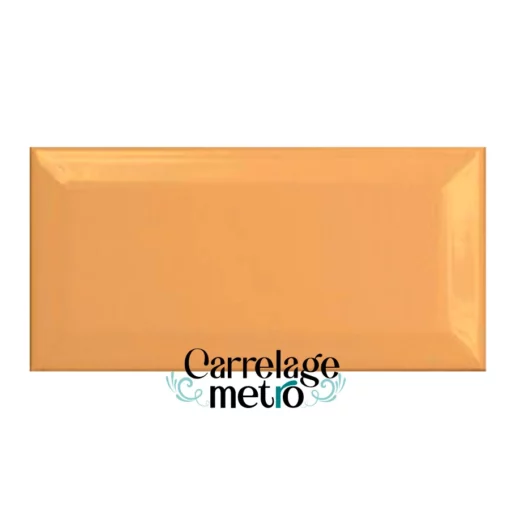 Carrelage métro 7,5x15 couleur moutarde