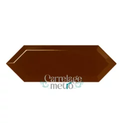Carrelage Picket bevelled couleur Marron