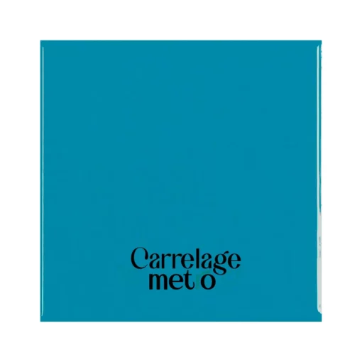 arrelage métro plat carré couleur aqua blue bleu émeraude 15x15