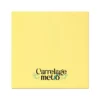 Carrelage métro plat carré couleur jaune clair 10x10