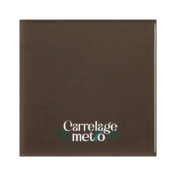 Carrelage métro plat carré couleur métallisé 10x10