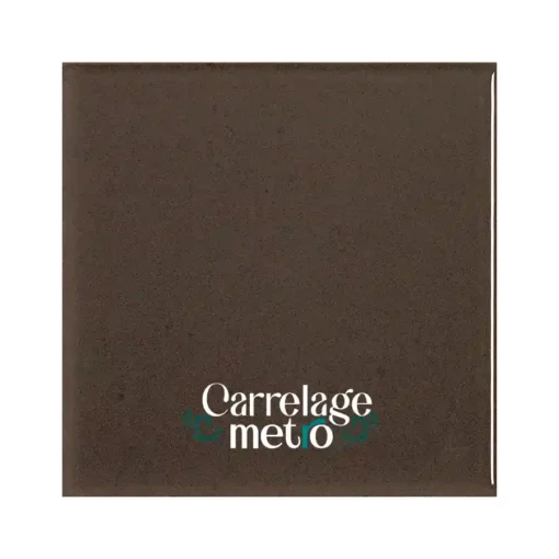 Carrelage métro plat carré couleur métallisé 10x10