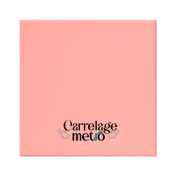 Carrelage métro plat carré couleur rose 10x10