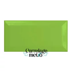 Carrelage métro 7,5x15 couleur vert oasis