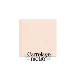 carrelage métro biseauté carré couleur champagne 10x10