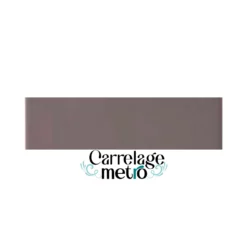 Carrelage métro biseauté ou lisse couleur gris marengo 7,5x30