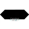 Carrelage métro picket plat couleur noir 10x30