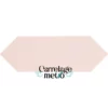 Carrelage métro picket couleur rose 10x30