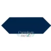 Carrelage métro picket plat bleu marine navy 10x30