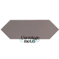 Carrelage métro picket plat couleur taupe charcoal 10x30