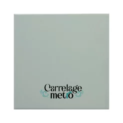 arrelage métro plat carré couleur gris vert algue 10x10