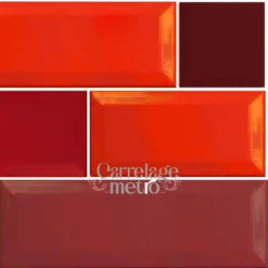 Carrelage Métro Rouge