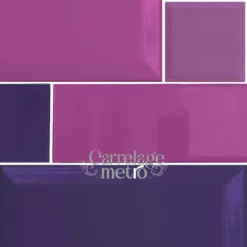 Carrelage Métro Violet